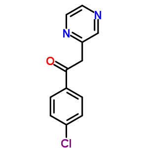 1-(4-氯苯基)-2-(2-吡嗪)-乙酮结构式_83227-49-0结构式
