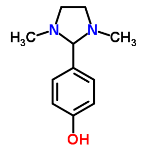 4-(1,3-二甲基咪唑啉-2-基)苯酚结构式_83521-93-1结构式