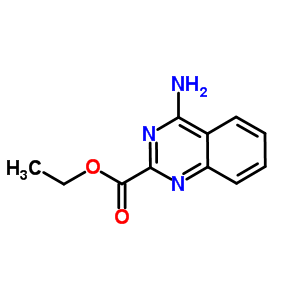 4-氨基喹唑啉-2-羧酸乙酯结构式_83566-33-0结构式