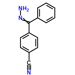 4-(肼基苯基甲基)-苯甲腈结构式_838-13-1结构式