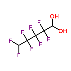 1H,5H-八氟戊醛水合物结构式_84336-22-1结构式