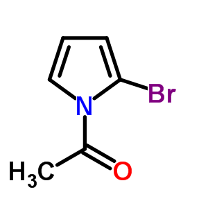 1-(2-溴-1H-吡咯-1-基)乙酮结构式_84455-06-1结构式