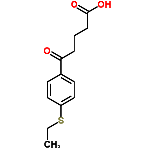 5-(4-乙基硫代苯基)-5-氧代戊酸结构式_845790-39-8结构式
