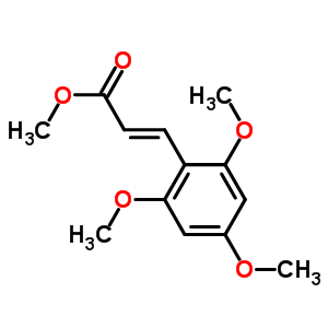 (2E)-3-(2,4,6-三甲氧基苯基)-2-丙酸甲酯结构式_847646-83-7结构式