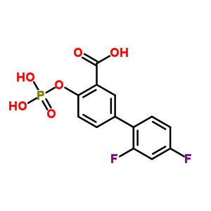 二氟尼柳磷酸酯结构式_84958-45-2结构式