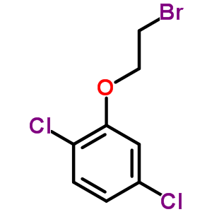 2-(2-溴乙氧基)-1,4-二氯苯结构式_85262-50-6结构式