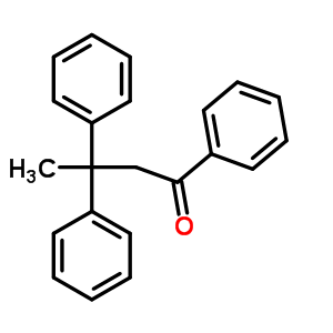 1,3,3-三苯基丁烷-1-酮结构式_85273-29-6结构式