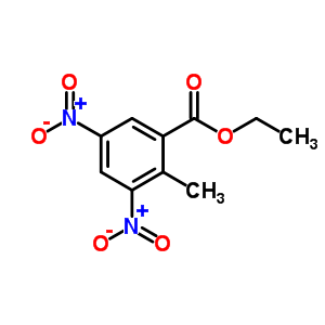 2-甲基-3,5-二硝基-苯甲酸乙酯结构式_854646-60-9结构式