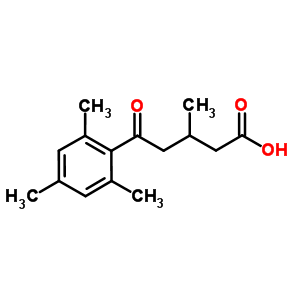 3-甲基-5-氧代-5-(2,4,6-三甲基苯基)戊酸结构式_854858-95-0结构式