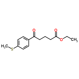 乙基5-[4-(甲硫基)苯基]-5-氧代戊酸酯结构式_854859-01-1结构式