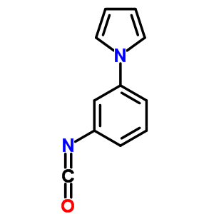 1-(3-异氰酰基苯基)-1H-吡咯结构式_857283-59-1结构式
