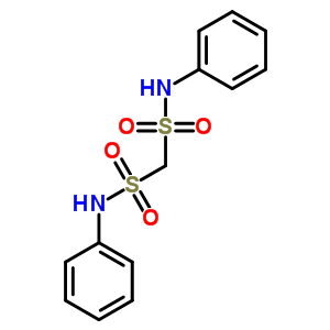 N,N-二苯基甲烷二磺酰胺结构式_85891-81-2结构式