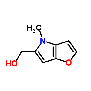 (4-甲基-4H-呋喃并[3,2-b]吡咯-5-基)甲醇结构式_859850-84-3结构式