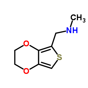 N-(2,3-二氢噻吩并[3,4-b][1,4]二噁英-5-甲基)-n-甲胺结构式_859851-03-9结构式