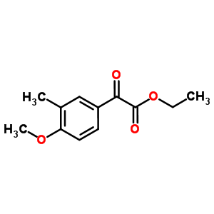 4-甲氧基-3-甲基苯甲酰基甲酸乙酯结构式_859979-73-0结构式