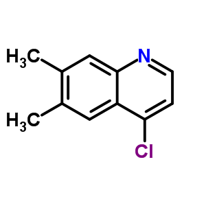 4-氯-6,7-二甲基喹啉结构式_861038-79-1结构式