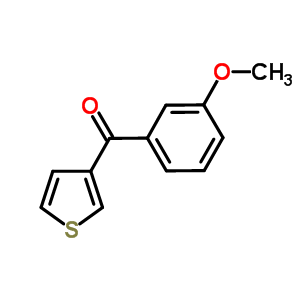 3-(3-甲氧基苯甲酰基)噻吩结构式_861223-63-4结构式