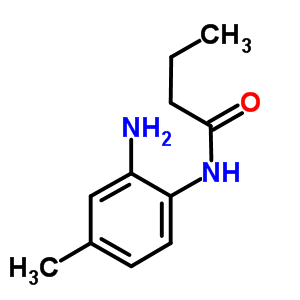N-(2-氨基-4-甲基苯基)丁酰胺结构式_861534-82-9结构式