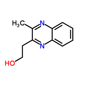 3-甲基-2-喹噁啉乙醇结构式_86204-50-4结构式