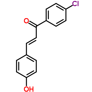 1-(4-氯苯基)-3-(4-羟基苯基)-2-丙烯-1-酮结构式_86293-53-0结构式