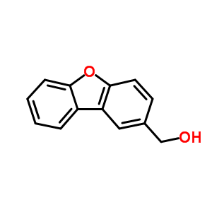 2-二苯并呋喃甲醇结构式_86607-82-1结构式