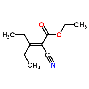 2-氰基-3-乙基-2-戊酸乙酯结构式_868-04-2结构式