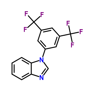 1-(3,5-双三氟甲基苯基)-1H-苯并咪唑结构式_870450-89-8结构式