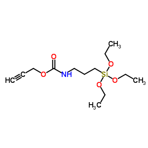 O-(炔丙基氧基)-N-(三乙氧基甲硅烷基丙基)UR乙烷结构式_870987-68-1结构式