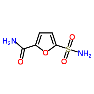 (9ci)-5-(氨基磺酰基)-2-呋喃羧酰胺结构式_87299-80-7结构式