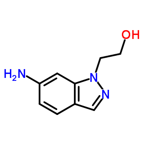 6-氨基-1H-吲唑-1-乙醇结构式_874668-59-4结构式