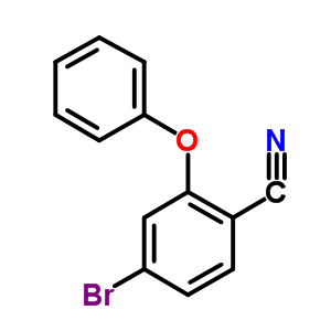 4-溴-2-苯氧基苯甲腈结构式_875664-25-8结构式
