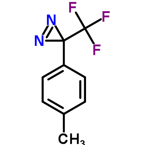 3-(4-甲基苯基)-3-(三氟甲基)双吖丙啶结构式_87736-85-4结构式