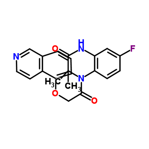 7-氟-3,4-二氢-4-[(5-异喹啉氧基)乙酰基]-3,3-二甲基-2(1H)-喹噁啉酮结构式_878292-18-3结构式