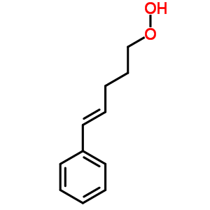 (E)-5-苯基-4-戊烯过氧化氢物结构式_87864-20-8结构式