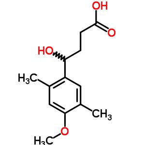 4-羟基-4-(4-甲氧基-2,5-二甲基-苯基)-丁酸结构式_879053-36-8结构式