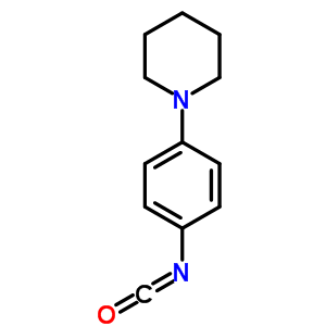 1-(4-异氰酰基苯基)哌啶结构式_879896-41-0结构式