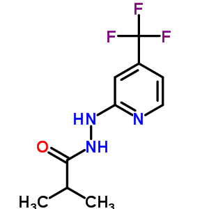 2-甲基-,2-[4-(三氟甲基)-2-吡啶]丙酸肼结构式_883010-71-7结构式