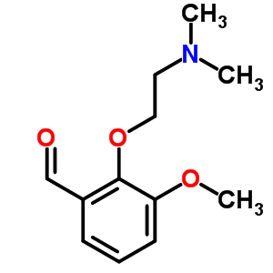 2-(2-二甲基氨基-乙氧基)-3-甲氧基-苯甲醛结构式_883549-58-4结构式