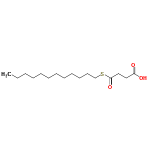4-(十二基硫代)-4-氧代-丁酸结构式_88449-82-5结构式