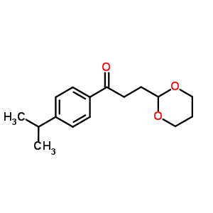 3-(1,3-二噁烷-2-基)-4-异丙基苯丙酮结构式_884504-31-8结构式