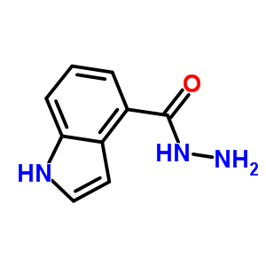 1H-吲哚-4-羧酸肼结构式_885272-22-0结构式