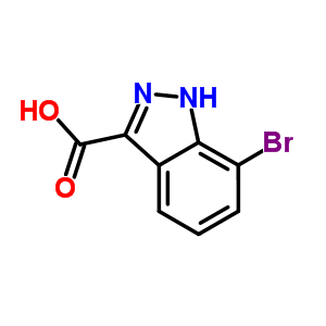 7-溴-1H-吲哚-3-甲酸结构式_885520-18-3结构式