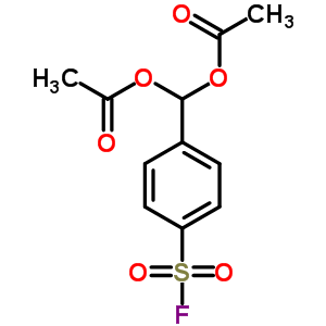 4-[双(乙酰基氧基)甲基]-苯磺酰氟结构式_88654-55-1结构式