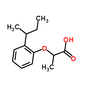 2-[2-(仲丁基)苯氧基]丙酸结构式_887029-70-1结构式