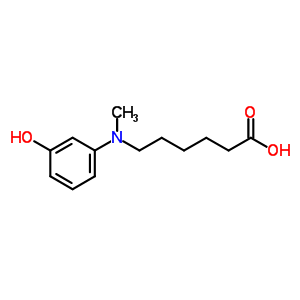 N-(5-羧基戊基)-3-羟基-n-甲基苯胺结构式_887353-92-6结构式