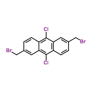 9,10-二氯-2,6-双(溴甲基)蒽结构式_887354-43-0结构式