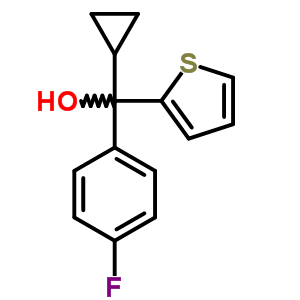 a-环丙基-a-(4-氟苯基)-2-噻吩甲醇结构式_88858-94-0结构式