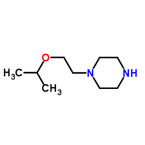 1-(2-异丙氧基-乙基)-哌嗪结构式_889939-82-6结构式