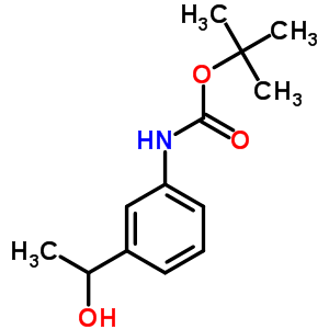 1-(3-Boc-氨基苯基)-乙醇结构式_889956-70-1结构式