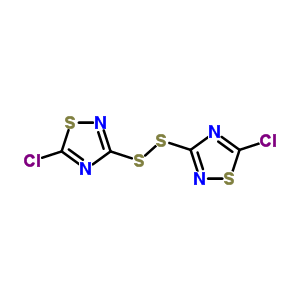 5-氯-3-[(5-氯-1,2,4-噻二唑-3-基)二磺酰基]-1,2,4-噻二唑结构式_89033-98-7结构式